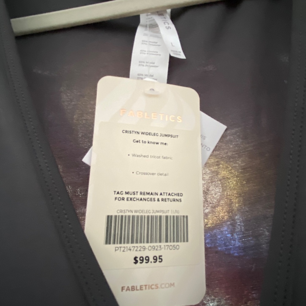 Fabletics Black Jumpsuit - image 3